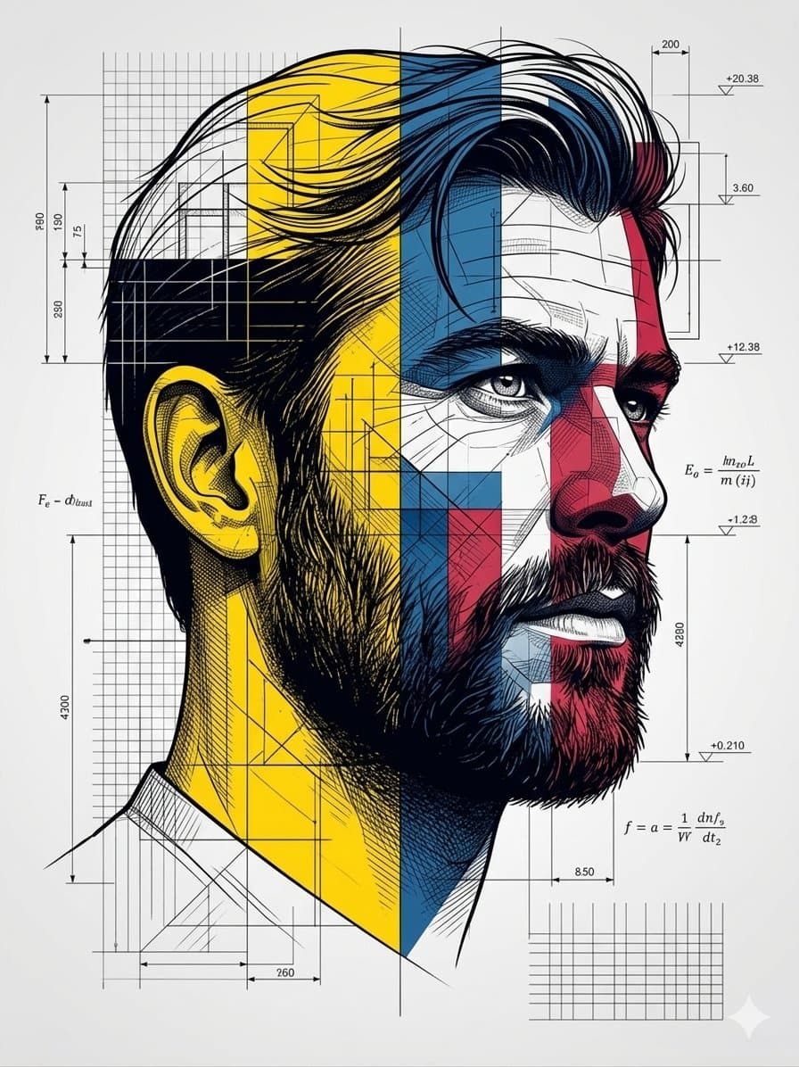 Abstract Portrait AI Image Prompts reference 4