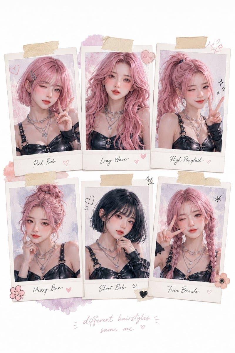 Girls AI Image Prompts reference 2