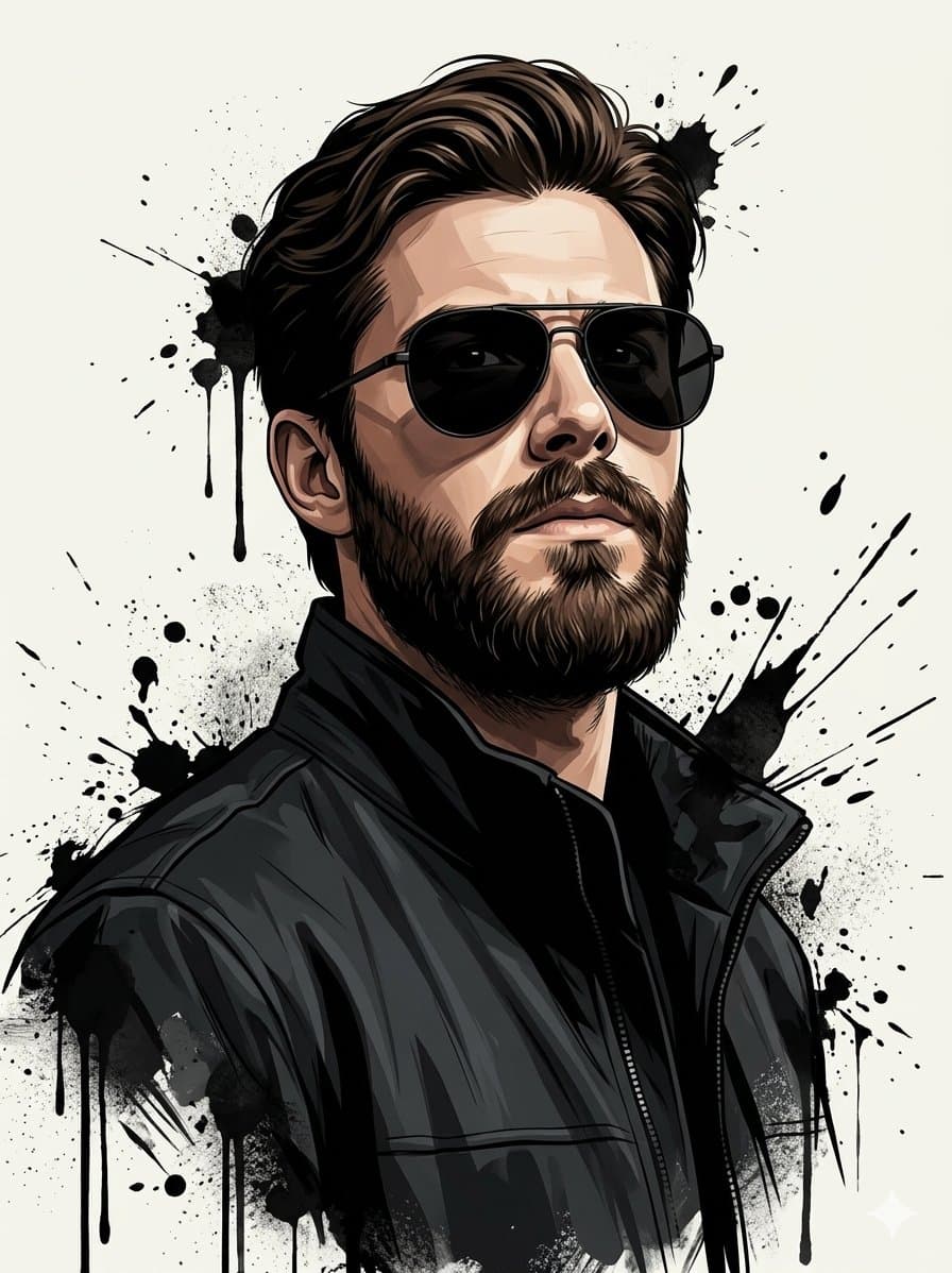 Male Portraits AI 图像提示词 reference 2