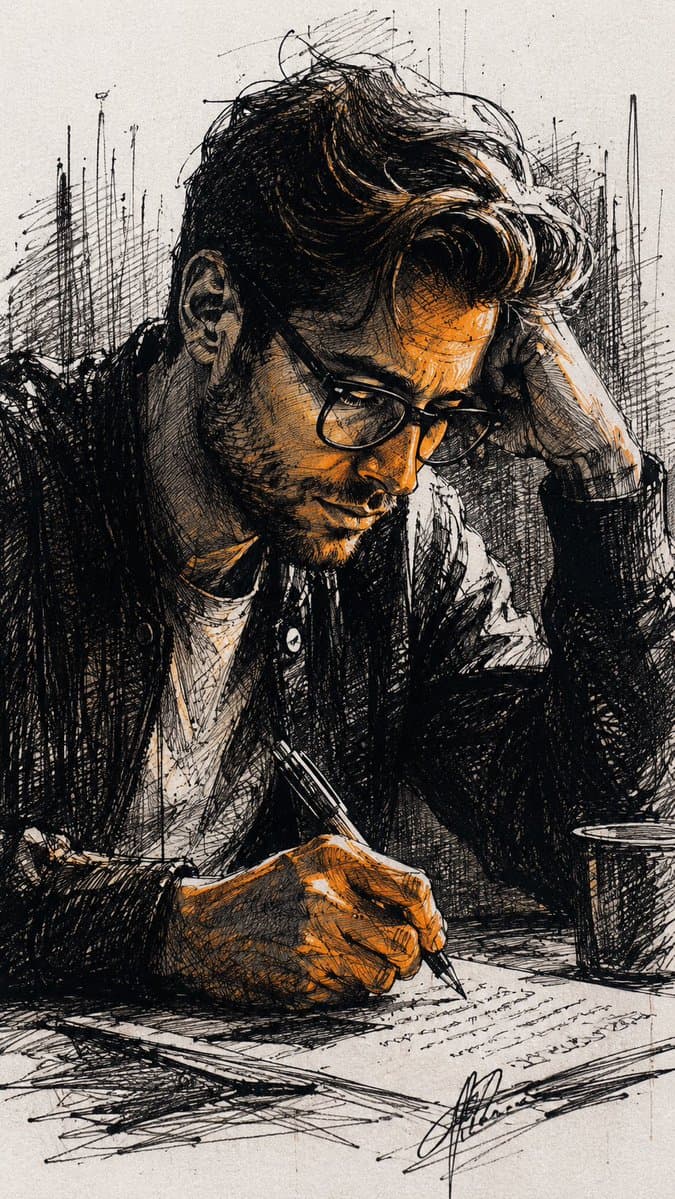 Pen & Ink Illustrations AI Image Prompts reference 3